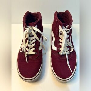 Vans SK8-Hi Maroon Size 8.5